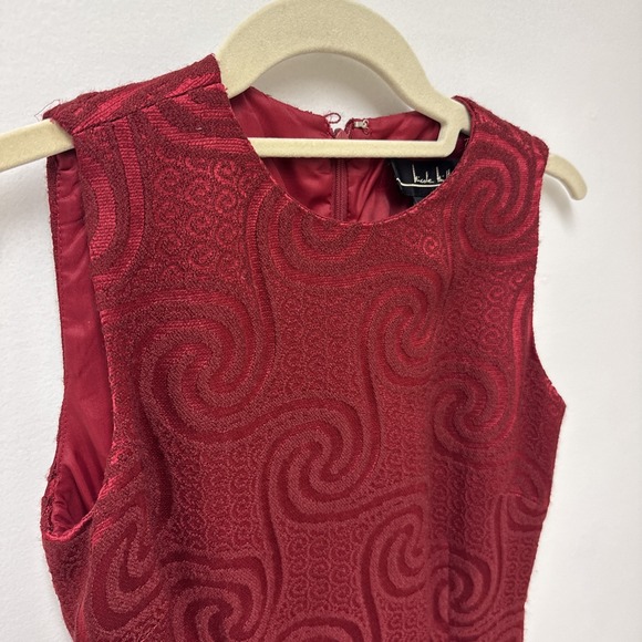 Nicole Miller Dresses & Skirts - Nicole Miller Vintage 90s Shift Dress Size‎ 4 Womens In Red